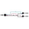 REDS STANDARD INS2(1,5) MJs/2Jm AU 17 15 - 2 x JACK MONO 6.3 - JACK STEREO 3.5