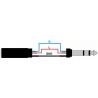 REDS STANDARD MIC (1,5) Js/GMJs AU 22 15 - JACK STEREO 6.3 - GNIAZDO JACK STEREO 3.5