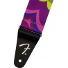 FENDER J MASCIS STRAP MAGENTA FLOWER - PASEK GITAROWY