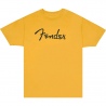 FENDER SPAGHETTI LOGO BUTTERSCOTE XL - KOSZULKA