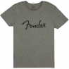 FENDER SPAGHETTI LOGO T GREY M - KOSZULKA