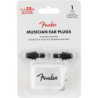 FENDER MUSICIAN SERIES BLK EAR PLUGS - ZATYCZKI