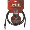 KLOTZ M1FP1K1000 Kabel XLR F - Jack 2p. 10m
