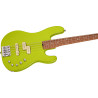 CHARVEL PRO-MOD SAN DIMAS BASS PJ IV LIME GREEN - GITARA BASOWA