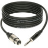KLOTZ M1FS1K0300 - Kabel 1x XLR F - 1x jack stereo (3m)