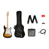 FENDER SQUIER SONIC STRATOCASTER 2TS 10G 230V EU - ZESTAW