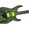 JACKSON PRO DK2 GREEN GLOW - GITARA ELEKTRYCZNA