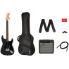 FENDER SQUIER PK AF STRATOCASTER HSS LRL CFM - ZESTAW GITARA, WZMACNIACZ I AKCESORIA