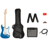 FENDER SQUIER AFFINITY PACK STRATOCASTER HSS MN LPB - ZESTAW GITARA, WZMACNIACZ I AKCESORIA