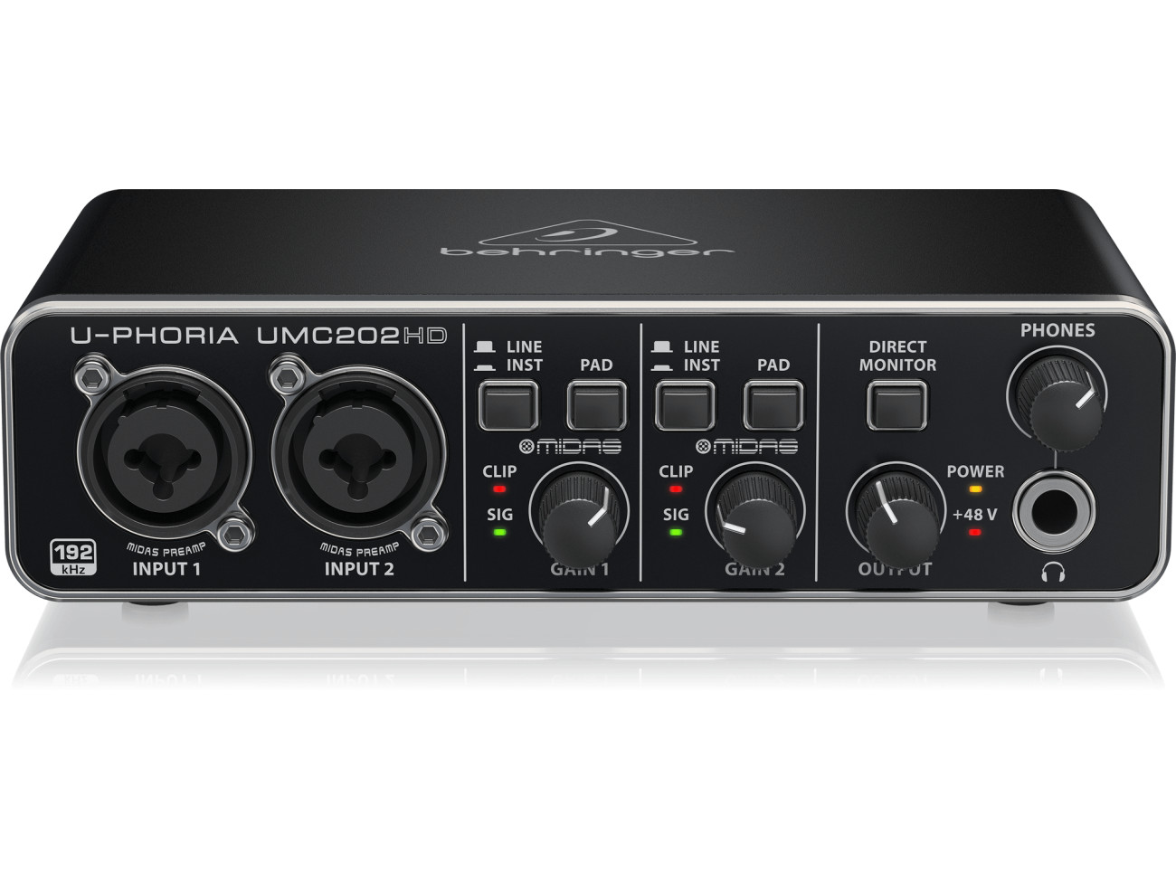 U-PHORIA UMC202HD オーディオインターフェイス Behringer U-Phoria UMC202HD – Thomann Polska