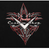 FENDER CUSTOM SHOP PINSTRIPE TEE BLACK M - KOSZULKA