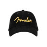 FENDER CORDUROY HAT BLACK - CZAPKA Z DASZKIEM
