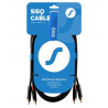 SSQ RCARCA2 - kabel 2xRCA- 2xRCA 2 metrowy