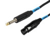 SSQ XZJM1 - kabel Jack MONO - XLR Żeński 1 metrowy