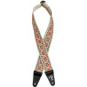 FENDER PASADENA WOVEN STRAP LATTICE ORANGE - PASEK DO GITARY