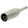 ALPHA AUDIO adapter / przejściówka XLR (m) - Jack Mono