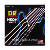 DR NWE 9-42 NEON WHITE STRUNY GITARA ELEKTRYCZNA