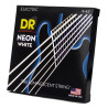 DR NWE 9-42 NEON WHITE STRUNY GITARA ELEKTRYCZNA