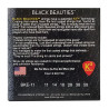DR BKE 11-50 BLACK BEAUTIES - CZARNE STRUNY DO GITARY ELEKTRYCZNEJ