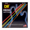 DR NMCB 45-105 NEON MULTI-COLOR STRUNY GITARA BASOWA