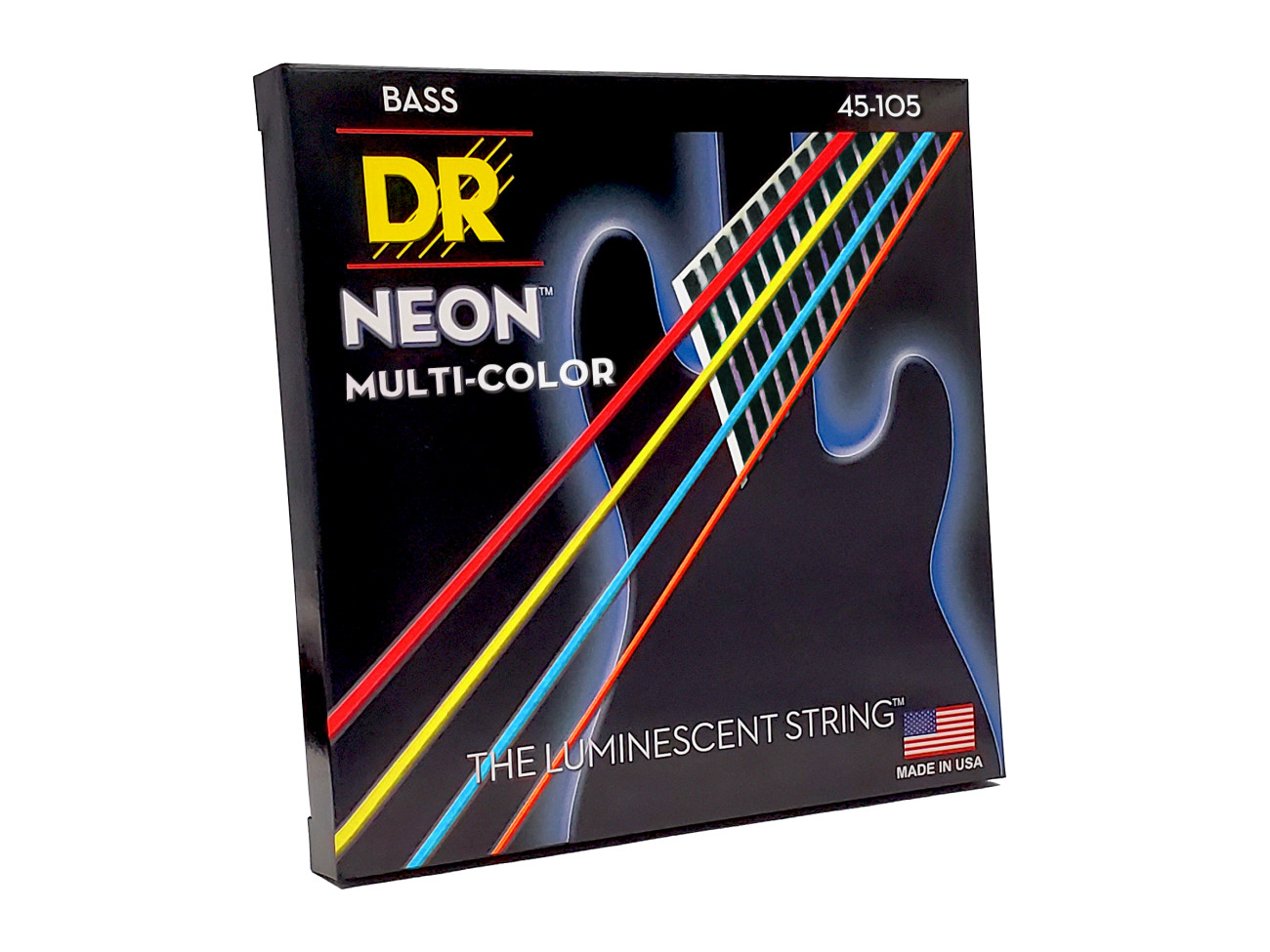 DR Strings Neon Multi NMCB-45 Cordas Baixo Elétrico 4 Cordas - Comprar