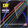 DR NMCA 11-50 NEON MULTI-COLOR STRUNY GITARA AKUSTYCZNA