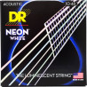 DR NWA 10-48 NEON WHITE STRUNY GITARA AKUSTYCZNA