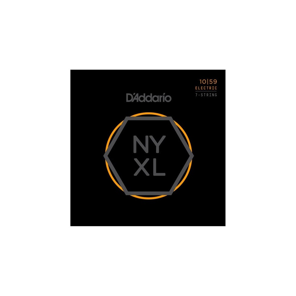 D'ADDARIO NYXL1059 GITARA ELEKTRYCZNA 7 STRUN