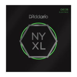 D'ADDARIO NYXL 08-38 GITARA ELEKTRYCZNA