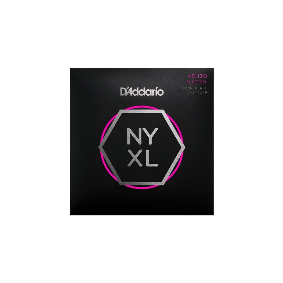 D'ADDARIO NYXL 45-130 GITARA BASOWA 5 STRUN