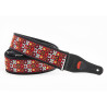 RIGHTON STRAPS LEGEND Jimmy Hendrix II RED - PASEK GITAROWY