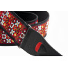 RIGHTON STRAPS LEGEND Jimmy Hendrix II RED - PASEK GITAROWY
