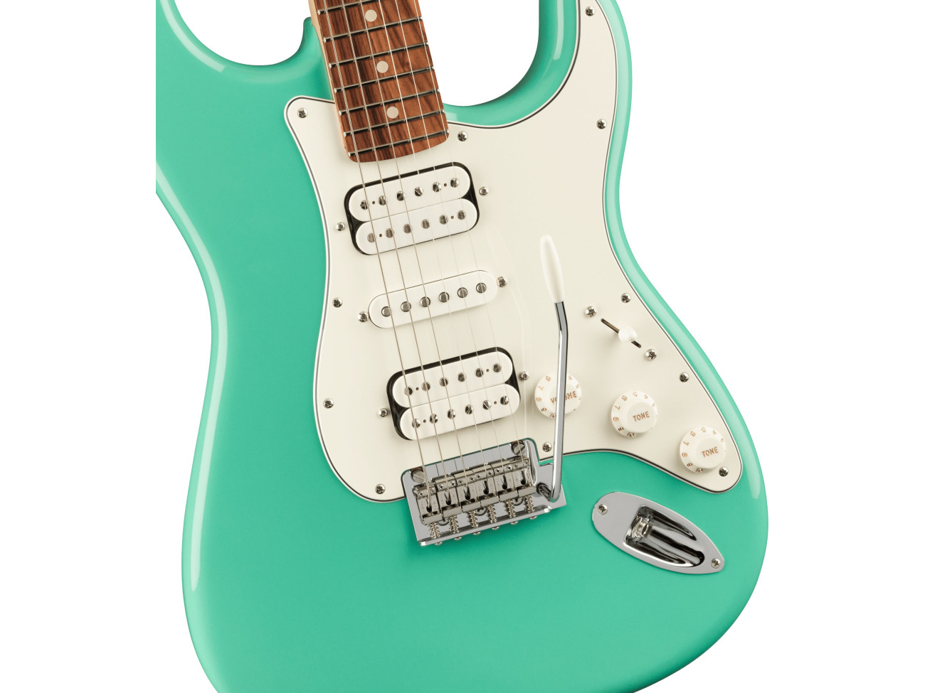 ギター Fender Player Stratcaster HSH Fender Player Stratocaster HSH PF Silver « Electric Guitar