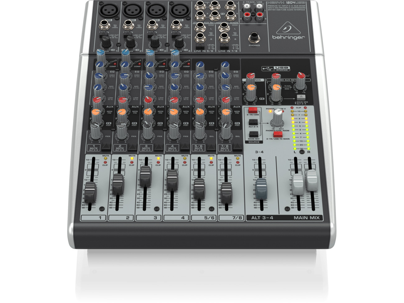BEHRINGER XENYX 1204 USB - MIKSER ANALOGOWY - Riff.net.pl
