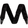 FENDER POODLE PLUSH STRAP BLACK- PASEK DO GITARY