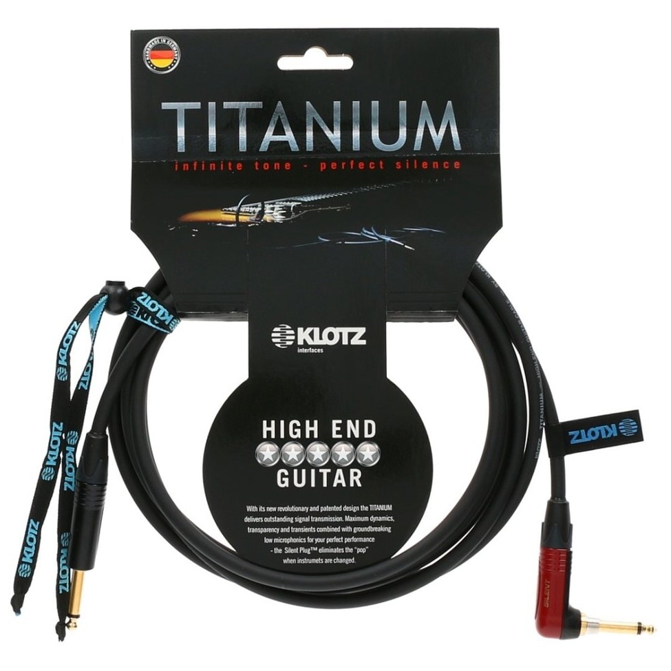 KLOTZ TIR 0300 PSP TITANIUM kabel gitarowy 3 m