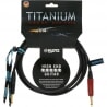 KLOTZ TI-0300 PSP TITANIUM kabel gitarowy 3 m