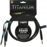 KLOTZ TI-0300 PP TITANIUM kabel gitarowy 3 m
