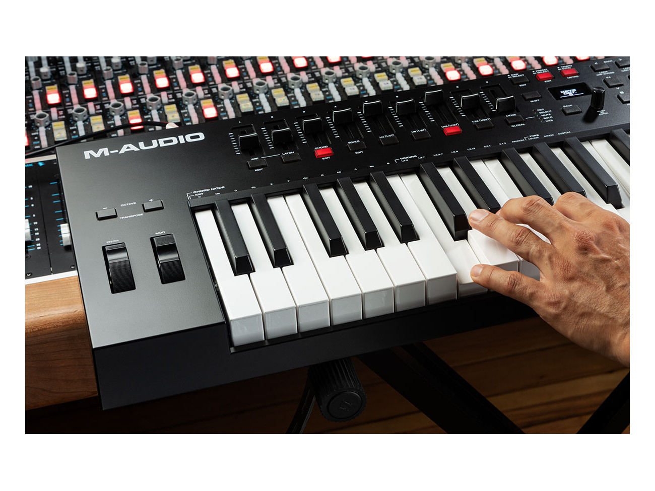 キーボード　OXYGEN PRO61 M-AUDIO Oxygen Pro 61 MIDIキーボードコントローラー 61鍵盤