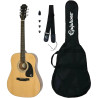 EPIPHONE SONGAMEKR DR 100 NA - GITARA AKUSTYCZNA - ZESTAW Z AKCESORIAMI