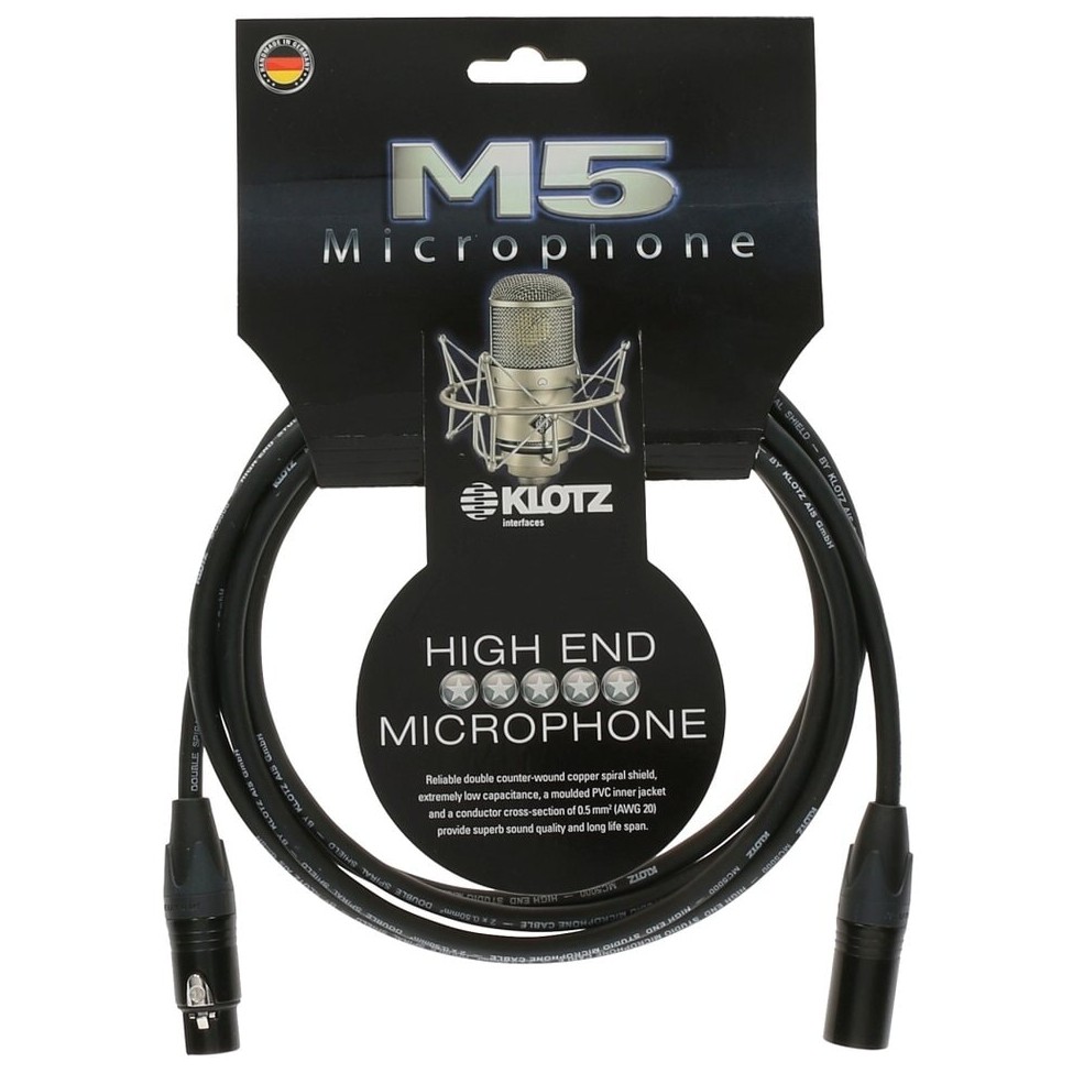 KLOTZ M5FM03 kabel mikrofonowy 3 m