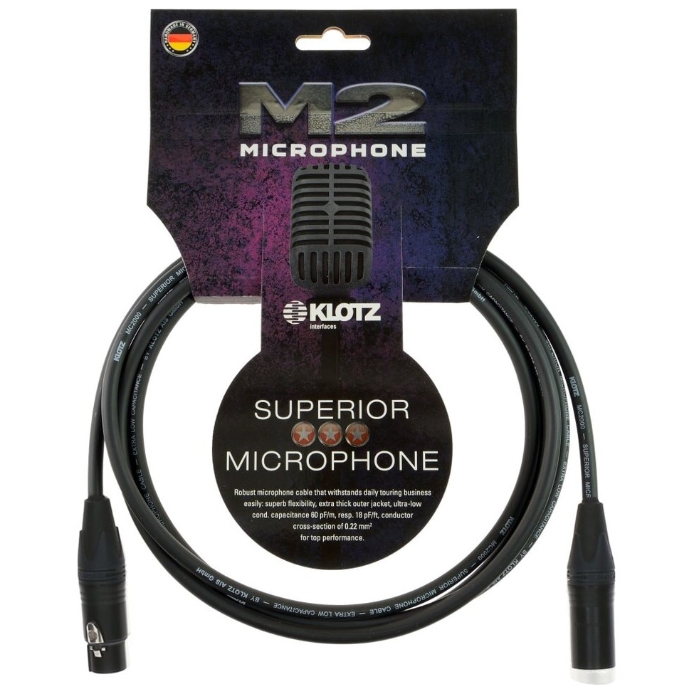 KLOTZ M2FM1-1000 kabel mikrofonowy 10 m