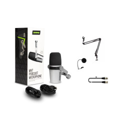 SHURE MV7-S + STATYW TYPU...