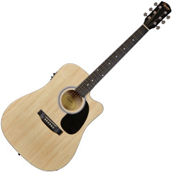 FENDER SA-105CE DREADNOUGHT...