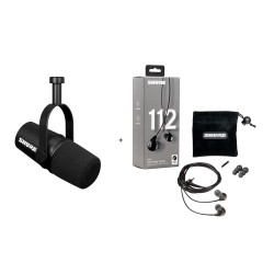SHURE MV7X + SŁUCHAWKI...