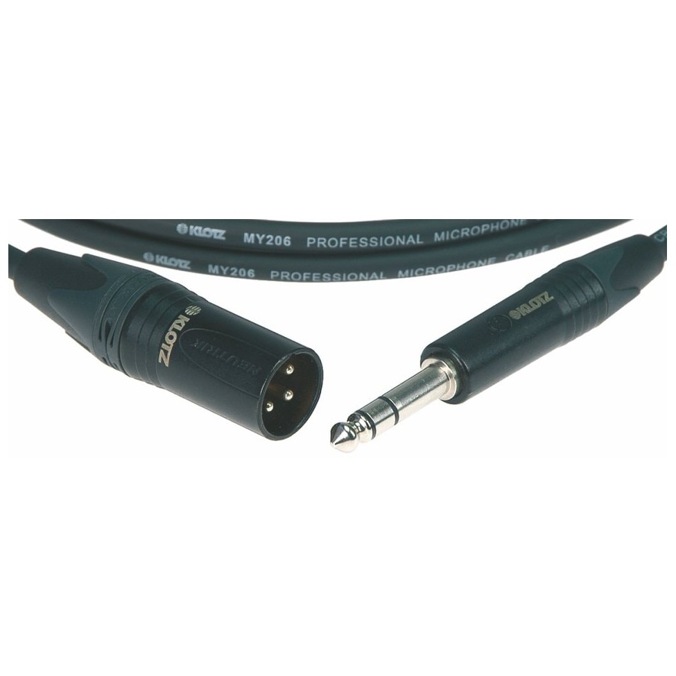 KLOTZ M1MS1B0500 kabel mikrofonowy XLR/Jack 5 m 