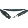 KLOTZ M1FS1B0300 kabel mikrofonowy XLR/Jack 3 m 