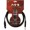 KLOTZ M1FS1B0300 kabel mikrofonowy XLR/Jack 3 m 