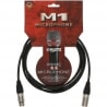 KLOTZ M1FM1N1500 kabel mikrofonowy XLR/Jack 15 m 