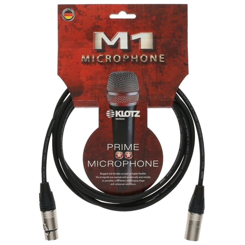 KLOTZ M1FM1N1500 kabel mikrofonowy XLR/Jack 15 m 